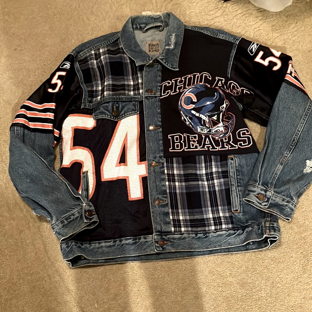 furst of a kind bears denim jacket